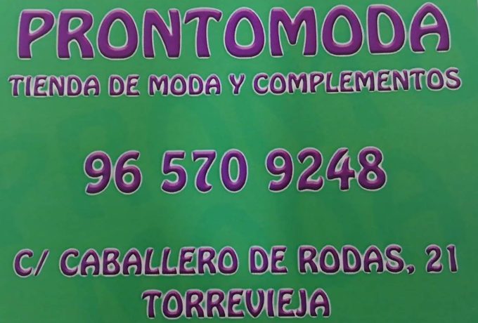 PRONTO MODA