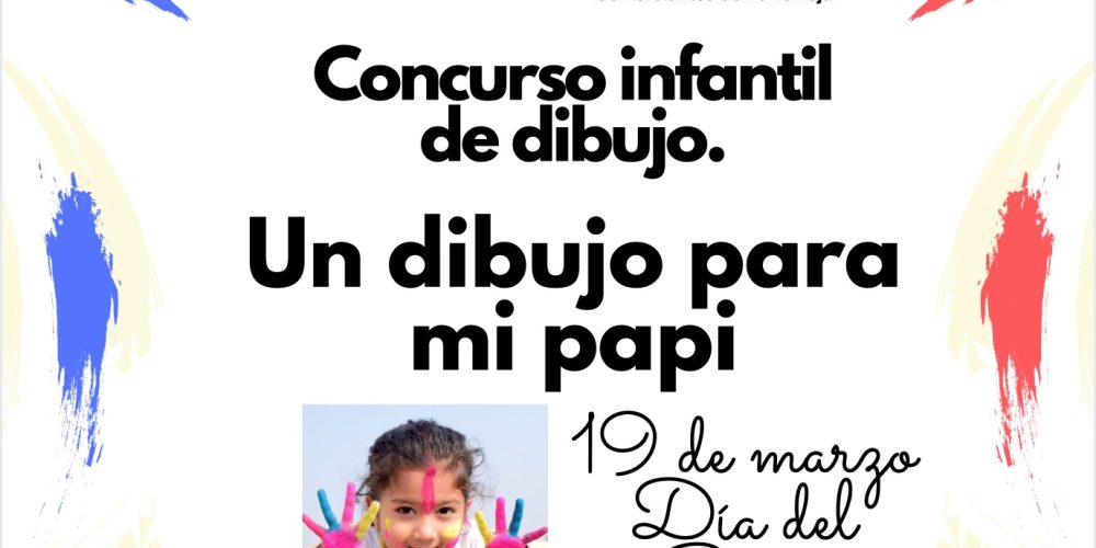 Concurso infantil de dibujo. 19 de marzo, día del padre.